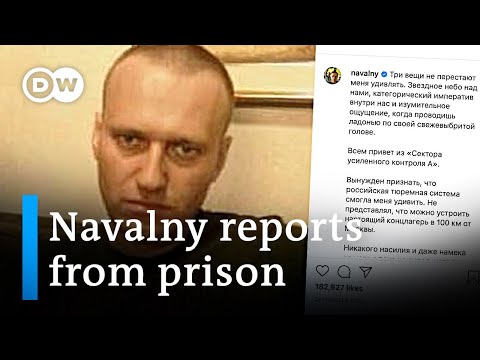 Navalny&#039;s message from inside notorious penal camp | DW News