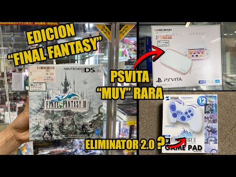 UNA NINTENDO DS DE FINAL FANTASY | PSVITA MUY RARA? |GAMEBOY COLOR DE MARIO? VIDEOJUEGOS RETRO JAPON