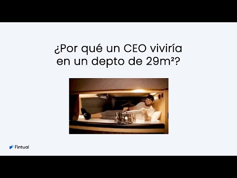 ¿Por qué un CEO viviría en un depto de 29m²?