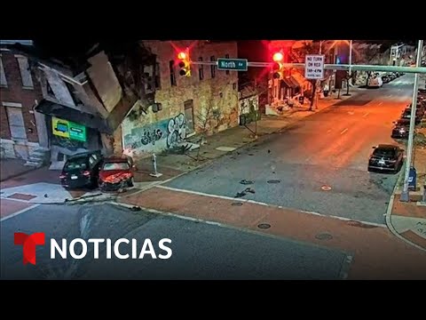 El impresionante video de un choque mortal en Maryland | Noticias Telemundo