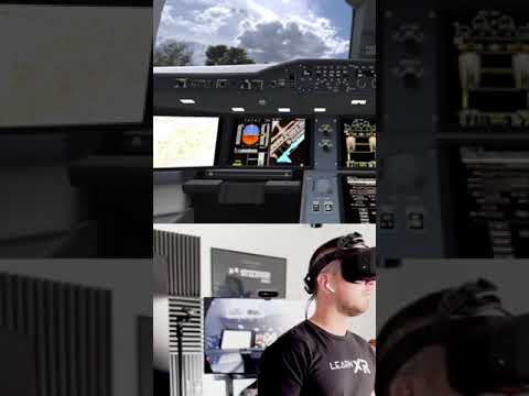 Varjo VR-3 Realistic Airplane Cockpit Experience