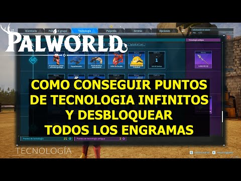 PALWORLD Como conseguir puntos de tecnología INFINITOS