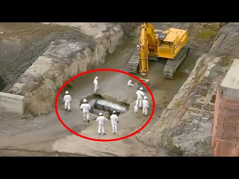 An Excavator Bursts Open Rock, Then Miners Discover Something Shocking