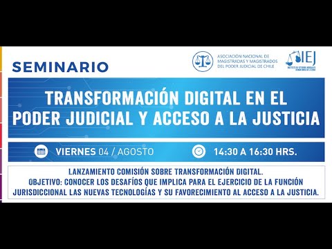 TRANSFORMACIÓN DIGITAL EN EL PODER JUDICIAL Y ACCESO A LA JUSTICIA