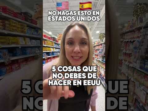 NO HAGAS ESTO EN USA 🇺🇸🇪🇸 5 cosas QUE NO TIENES QUE HACER!!!