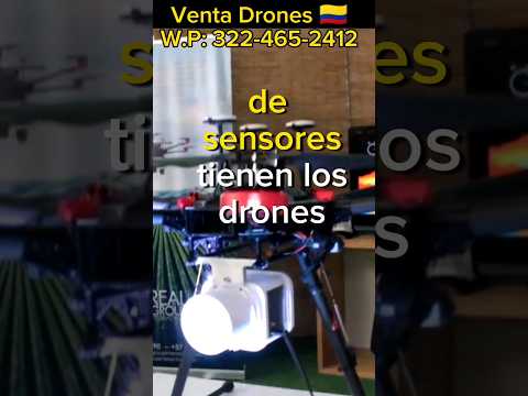 ¿Qué tipos de sensores tienen los drones?