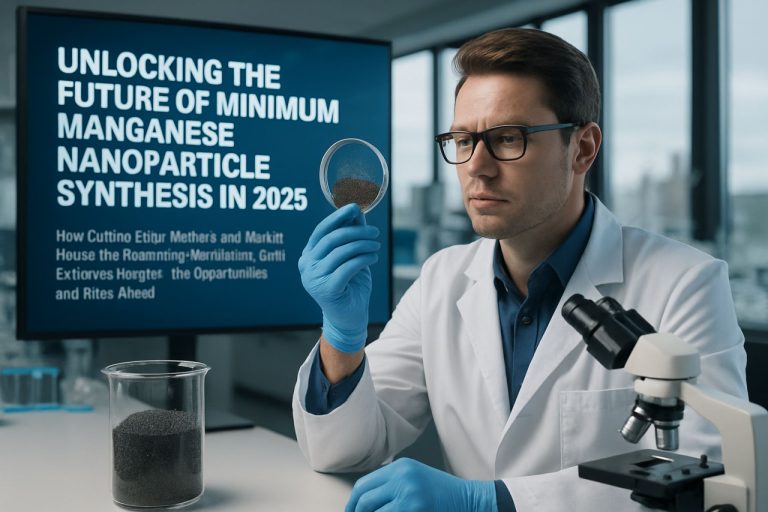 Desbloqueando el Futuro de la Síntesis de Nanopartículas de Manganeso Mínimo en 2025: Cómo los Métodos de Vanguardia y las Fuerzas del Mercado Están Redefiniendo la Industria. Obtén Información Exclusiva sobre las Oportunidades y Riesgos Venideros.
