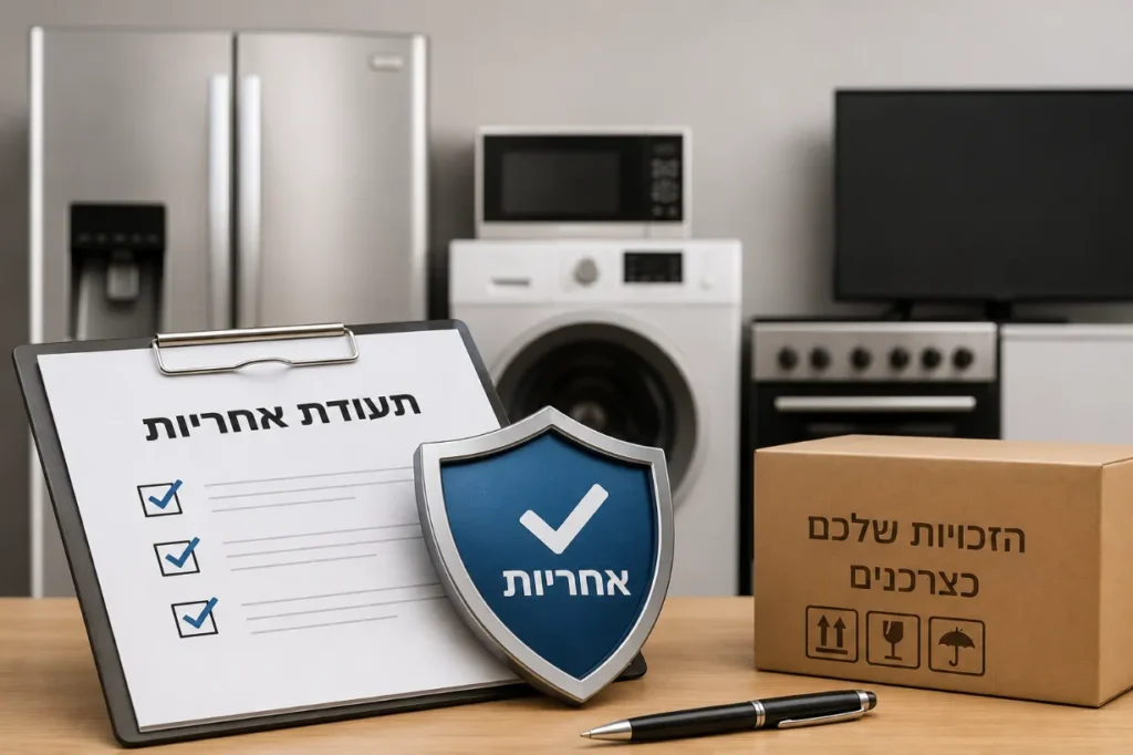 אחריות על מוצרים בישראל